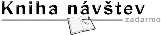 Kniha návštev - zadarmo